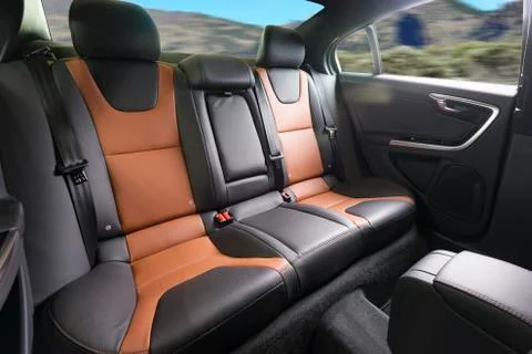 Back passenger seats Foto stock