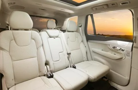 Back passenger seats Foto stock