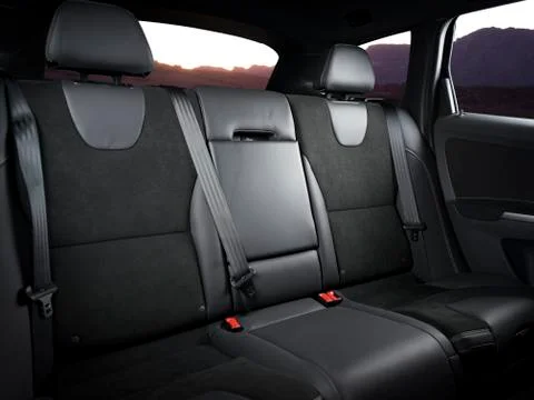 Back passenger seats Stock Photos