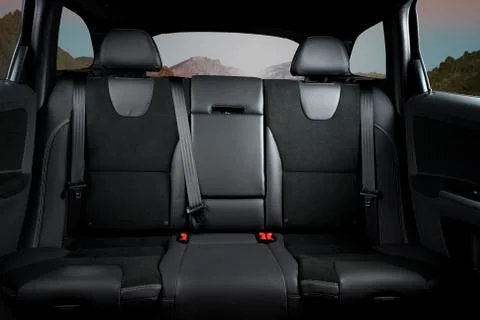 Back passenger seats Stock Photos