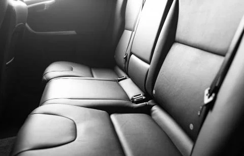 Back passenger seats Stock Photos