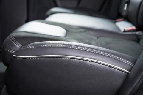 Back passenger seats Stock Photos