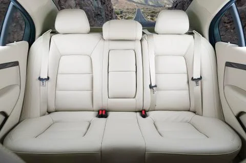 Back passenger seats Stock Photos