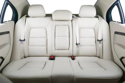 Back passenger seats Stock Photos