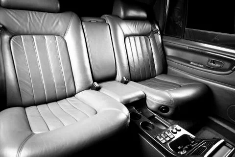 Back passenger seats Stock Photos