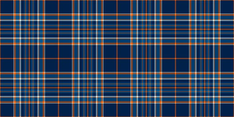 Back plaid pattern textile, knit vector seamless background. Production che.. Stock Illustration