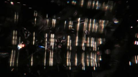 Back plate.  Light reflected through glass of water. Stock Footage 112781700