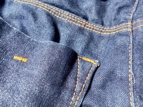 Back pocket of jeans 스톡 사진