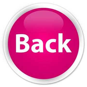 Back premium pink round button Stock Illustration