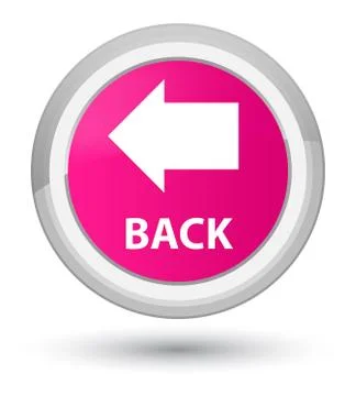 Back prime pink round button Stock Illustration