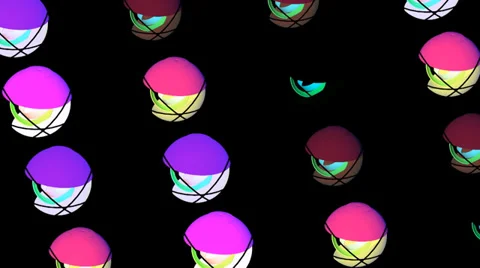 Back to Primitives VJ Loop 3 Video stock 36066491
