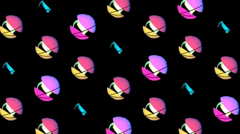 Back to Primitives VJ Loop 4 Video stock 36066258