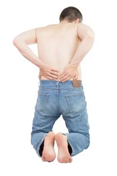 Back problem. Stock Photos