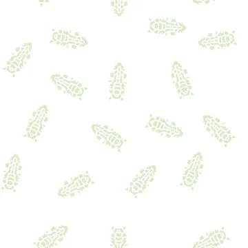 Back protection motorcycle accessory glyph seamless pattern Stock Illustration