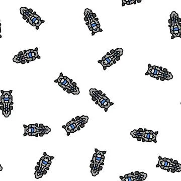 Back protection motorcycle accessory vector seamless pattern 스톡 일러스트