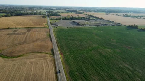 Back Road During Sunset 動画素材 218413891