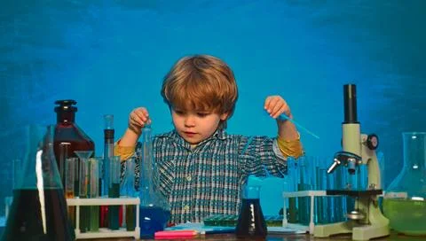 Back to school and happy time Kid is learning in class on background of Stock Photos