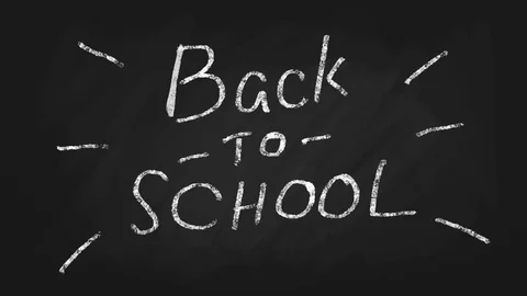 Back to school animated Lettering Vidéo 92688650