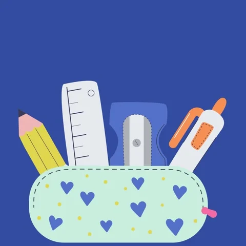 Back To School Animated Square Background Stock Footage 307060056