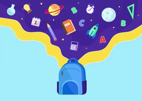 Back To School animation Stock Footage 129080962