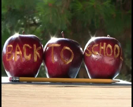 Back to school apples V3 - PAL Stock Footage 12061375