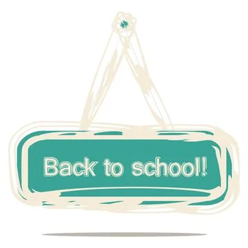 Back to school Back to school sign board. Vector words cloud. Copyright: x... Stock Photos