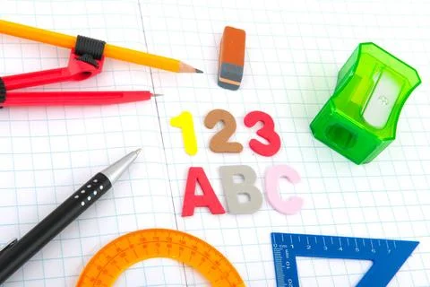 Back to school Back to school in text on the exercise book Copyright: xZoo... Stock Photos