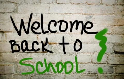 Back to school background Stock Illustration