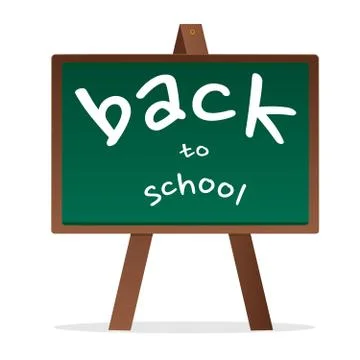 Back to school background Stock Illustration