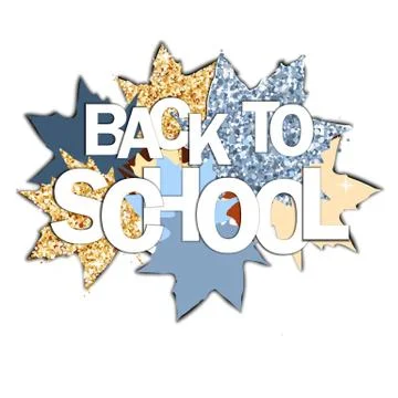 Back to school background Stock Illustration