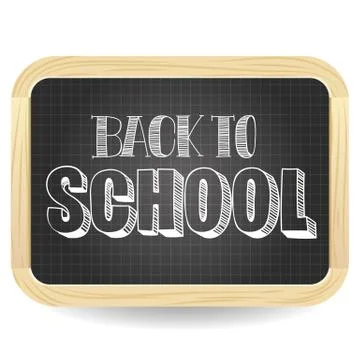 Back to school background Stock Illustration