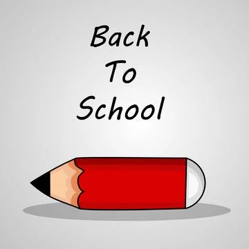 Back to school background Stock Illustration