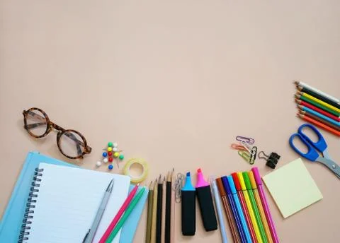 Back to school background. Stock Photos