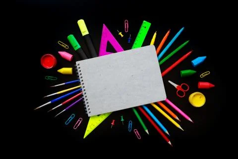 Back to school background Stock Photos