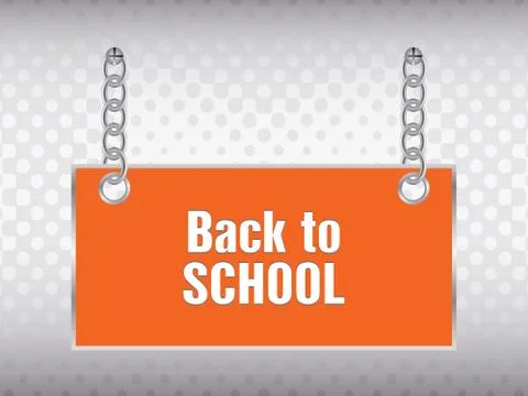 Back to school background with special design Stock Illustration
