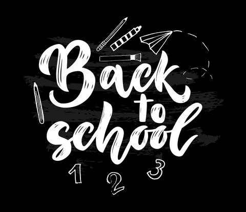 Back to school background. Vector image. Template for cards, envelopes, cover 스톡 일러스트