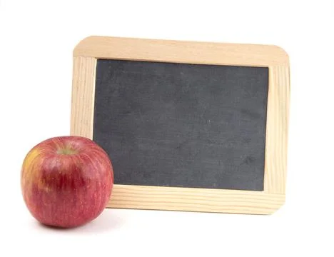 Back to School Background on a White Background Stock Photos