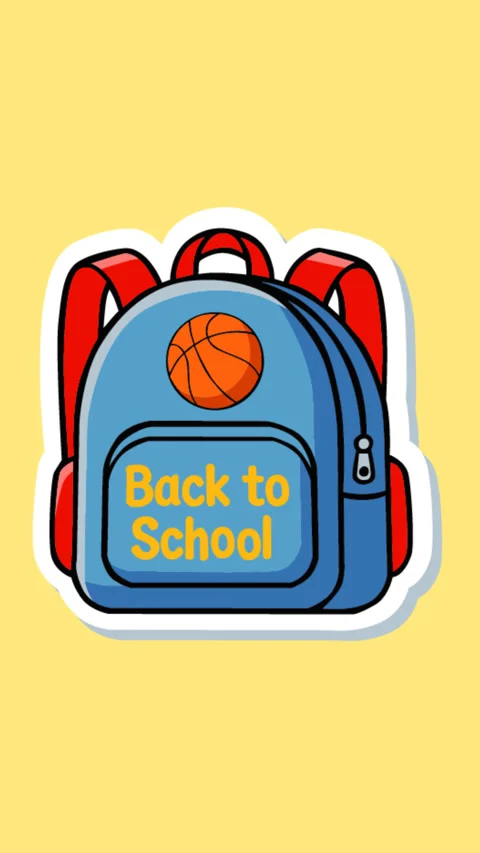 Back to School Backpack Education Concept with Student Bag Animation Footage Stock-Footage 337593381