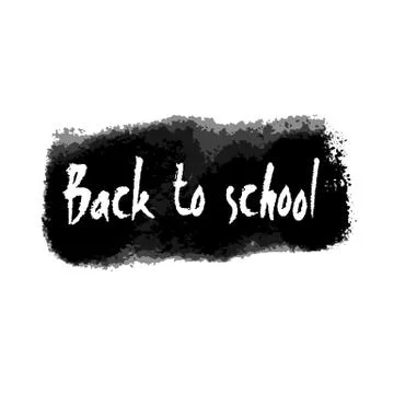 Back to School Banner Stock Illustration