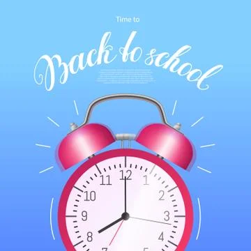 Back to school banner Stock Illustration