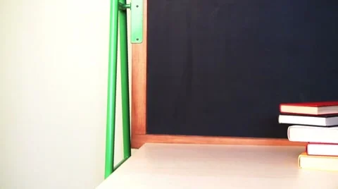 “Back to school” on blackboard Stock Footage 8689253