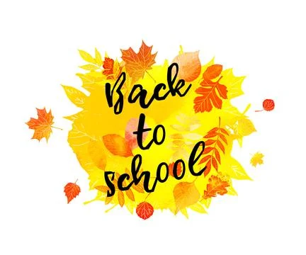 Back to school blackboard. Stock Illustration