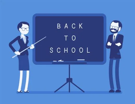 Back to school board Stock Illustration