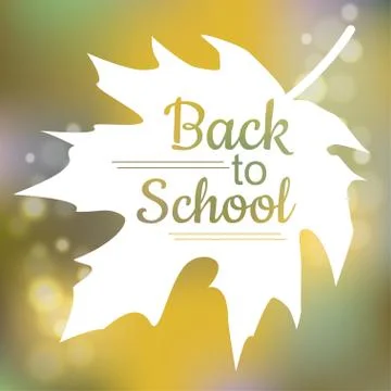 Back to School card Stock Illustration