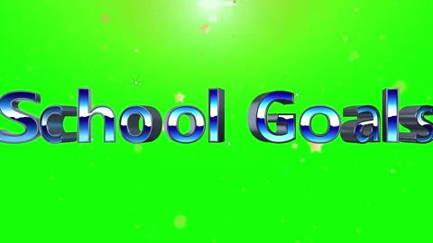 Back to school celebration 3d metallic text animation with sparkles Vidéo 347344712