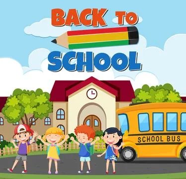 Back to School Celebration Ilustración de archivo