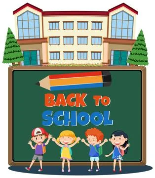 Back to School Celebration Ilustración de archivo