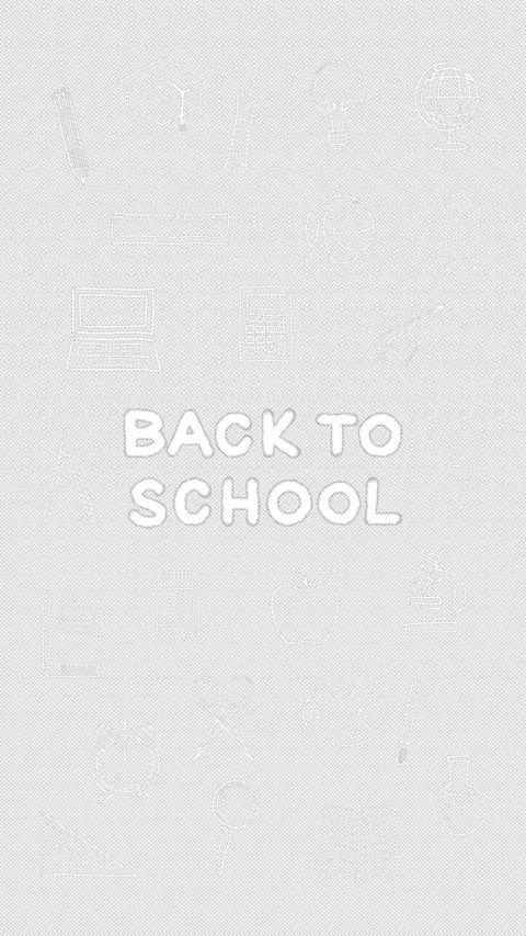 Back to School Chalk Doodle Icons Animation on Transparent Background Video stock 342785228