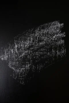 Back to School. Chalk texture square on blackboard Foto stock