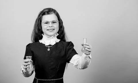 Back to school. child study bilogy lesson. Discover future. science research in Stock Photos